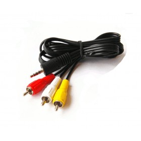 Fil audio video 3.5mm 4pin rca mt 1.5 mt