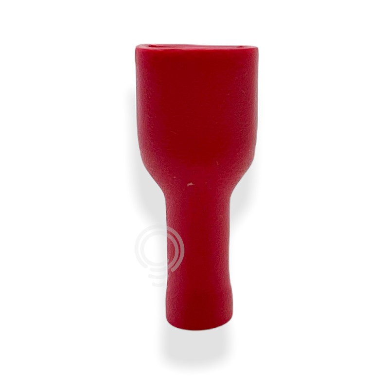 Faston connettori femmina isolati rosso 6,3 std...