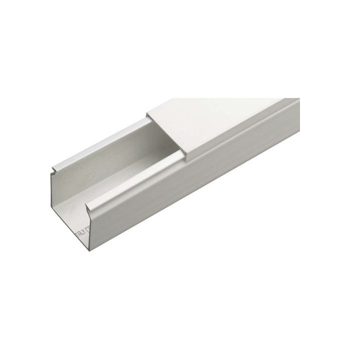 Canale portacavi 60x40  bianco con coperchio barra 2...