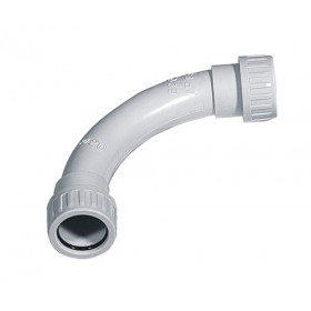 Curva tubo raccordo impianto elettrico stagno d40 ip65 elettrocanali 