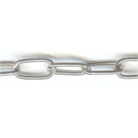 Catena lampadari nichellata genovese 4mm 