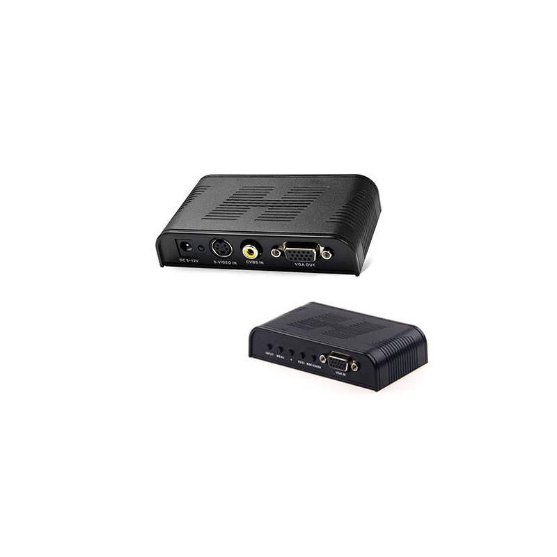 Pc to tv converter from vga to composite and...