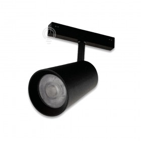Magnetic led spotlight for davinci system black 30w 3000lm 4000k cri90 16,1x19,7x10cm