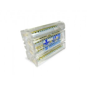 Morsettiera elettrica di distribuzione tretapolare 125a 11 fori EATB411 