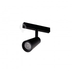 Faretto magnetico a led per sistema davinci nero 10w 100lm 4000k cri90 16,1x17,7x6,2cm