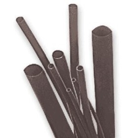 Gaine thermorétractable joints câbles électriques 12,7-6,4 noir 50mt h2z127ner