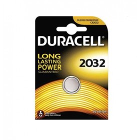 Batteria lithium bottone 2pz 3v forma tonda duracell dl2032