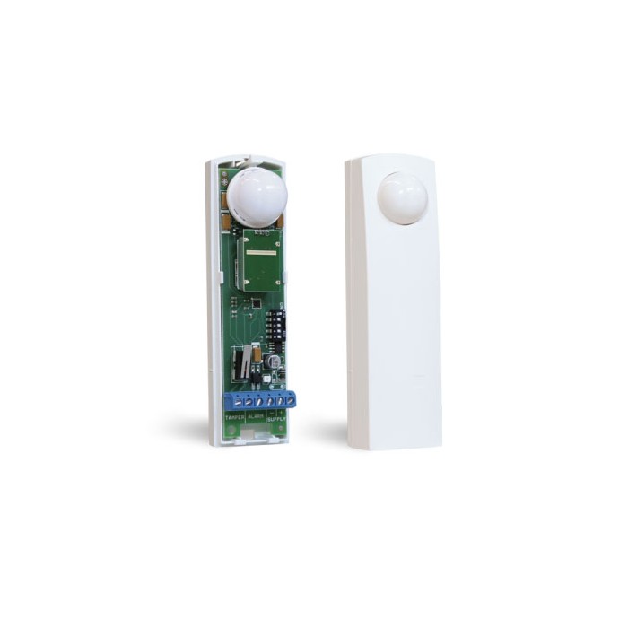 Rivelatore a tenda dt doppia tecnologia max 6mt Colore Bianco infrarosso