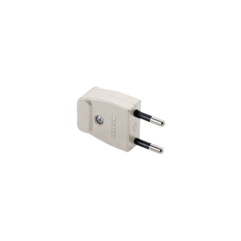 Electric plug 2 poles 10a white 05111 master