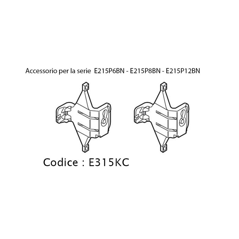 Supporti adattamento linea habita - telaio di ristrutturazione bticino