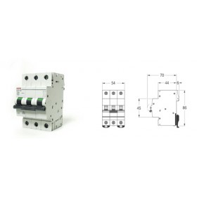 Commutateur automatique e90e c 3p 25a 4,5ka aeg
