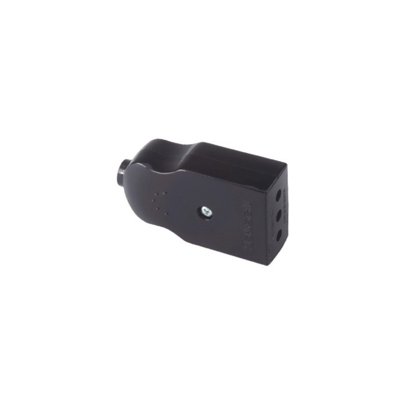 Prise de volant compacte 2p t 10a noir 300604n