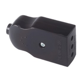 Presa volante compact presa 2p+t 10a nera 300604n