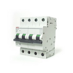 Commutateur magnetotermic 4p c16a 45ka aeg