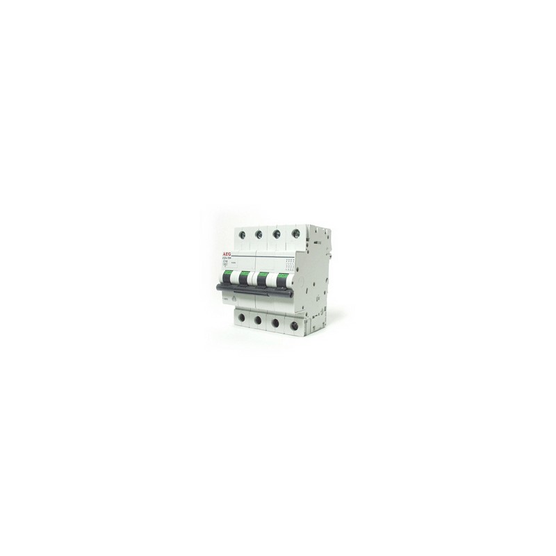 Interruttore magnetotermico automatico 4p c20a 4,5ka aeg 