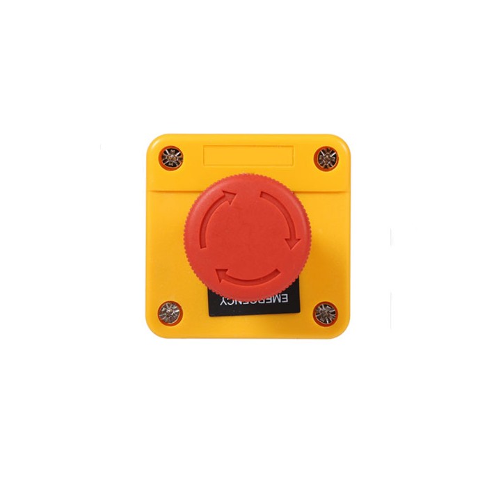 Tasto rosso a fungo di emergenza apparecchiature elettriche  2