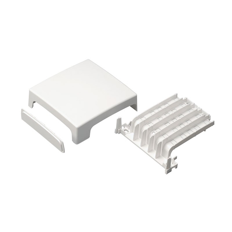 Scatola derivazione a 3 vie 70x20 canale a...