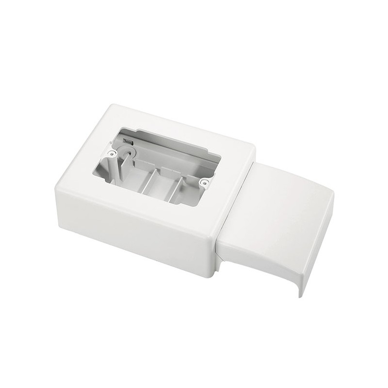 Scatola parete per canale battiscopa 3 moduli...