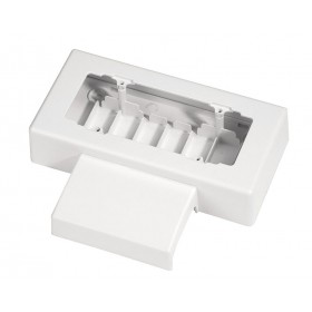 Wall box 6 modules channel simply system ec20016 Electrochannels