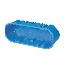 Einbau-schaltkasten 6 module für gipskarton-elektrokanäle ec34006