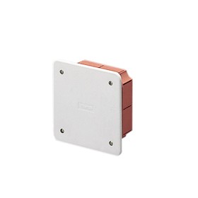 Boîte de jonction à encastrer 92x92x45 pour systèmes électrocanaux