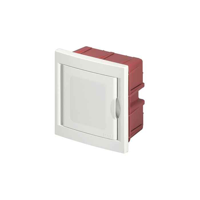 White wall flush-mounting switchboard 4 modules ec63004c