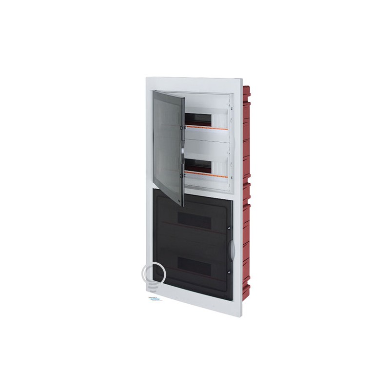 Unterputz-schalttafel 72 module weiß 63072b...