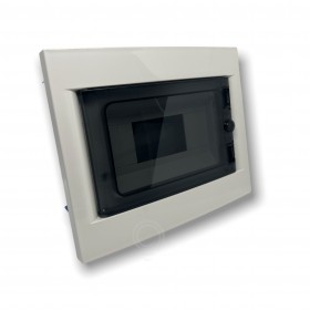 Built-in light-walled control unit with 8 white modules ec63508b electrochannels