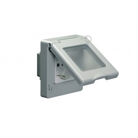 Conteneur qaudro avec prise unipass ec69056 elettrocanal