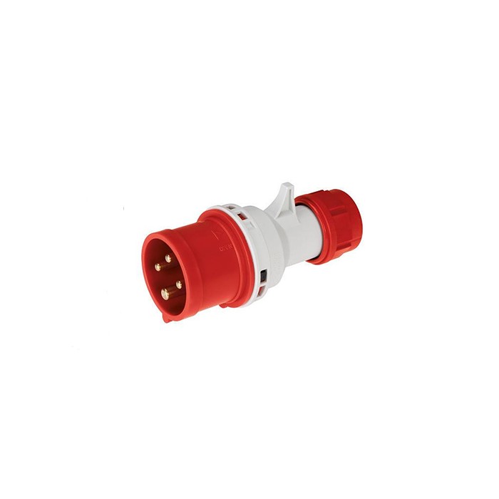 Elektrischer stecker cee rot gerade 380v 3p t 16a...
