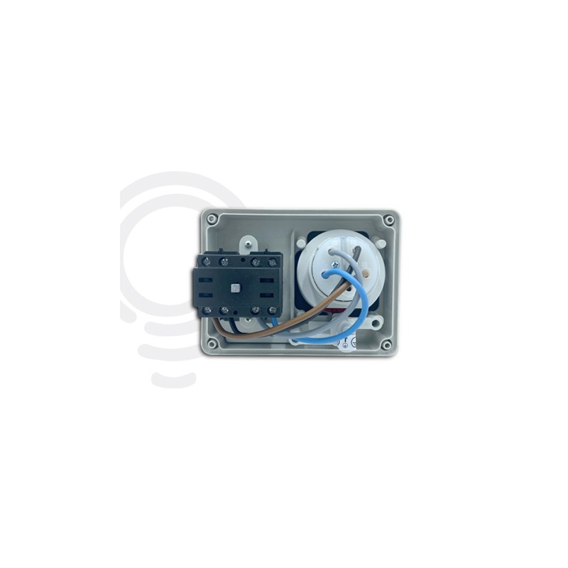 Recessed interlocked electrical socket 3p tn...