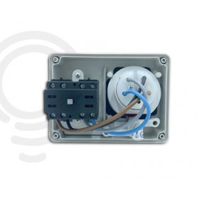Recessed interlocked electrical socket 3p tn 32a red 24pio3004 ip44