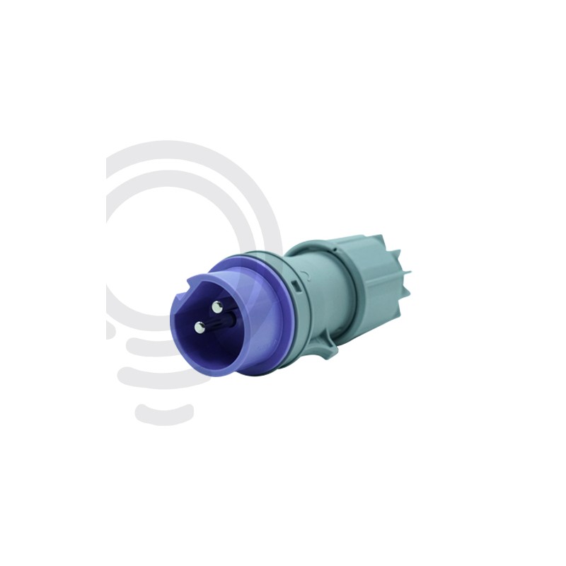 Male plug 24v 2-pole cee industrial cabalggio plug