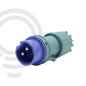 Male plug 24v 2-pole cee industrial cabalggio plug