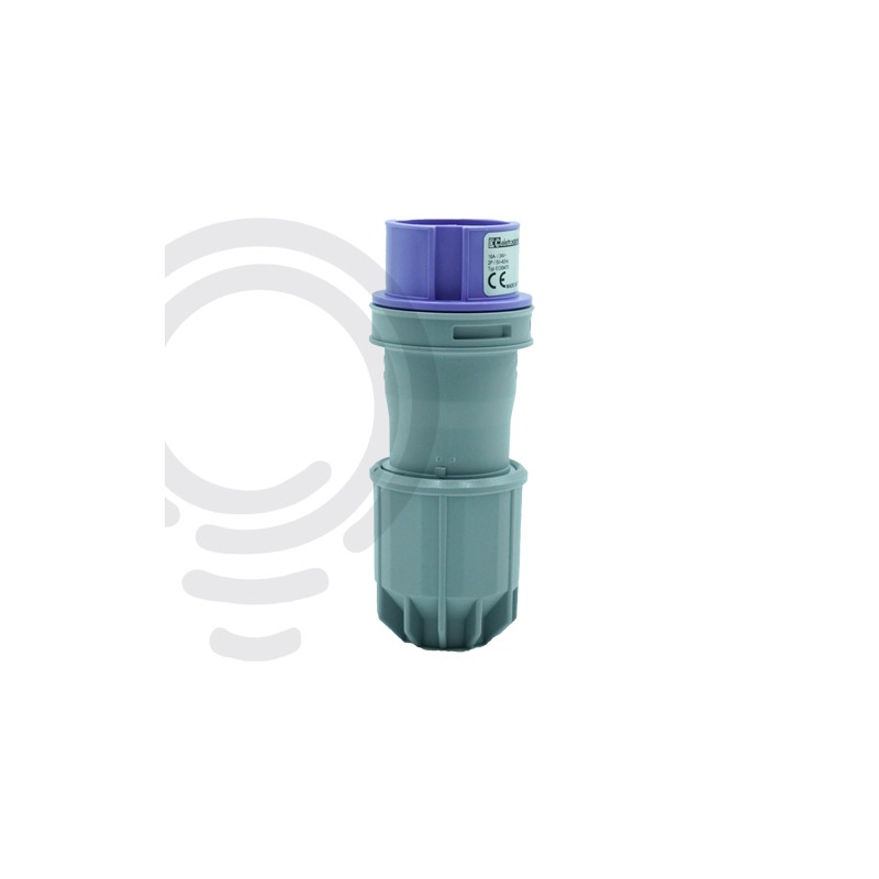 Male plug 24v 2-pole cee industrial cabalggio plug
