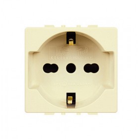 Magic socket unel schuko 16a t german ecl2550 electrocanali
