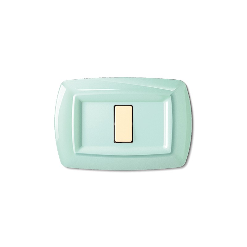 1 fori platte runde green pastel 2591pg