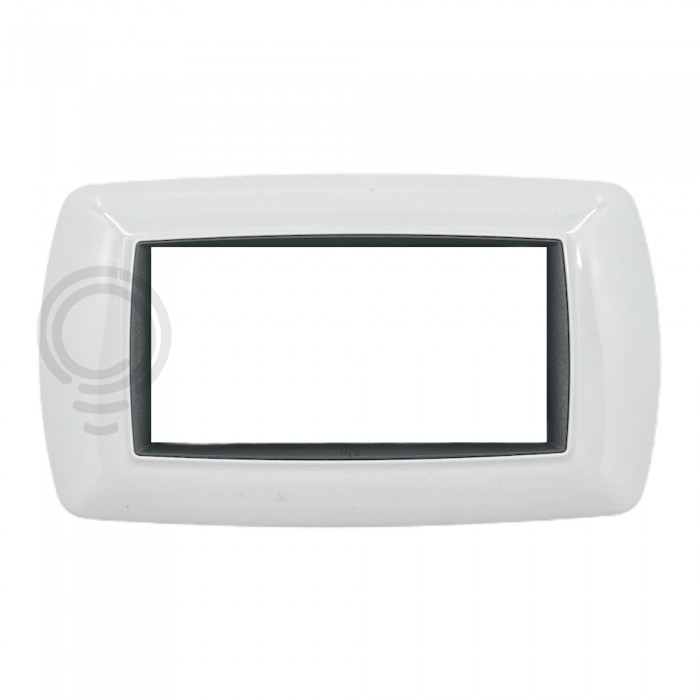 Placca life 4f bianco per living classic 2984ba Elettrocanali