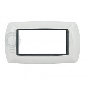 Placca life 4f bianco per living classic 2984ba Elettrocanali
