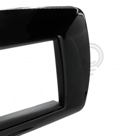 Placca life 3f nero lucido per living classic 2983n elettrocanali