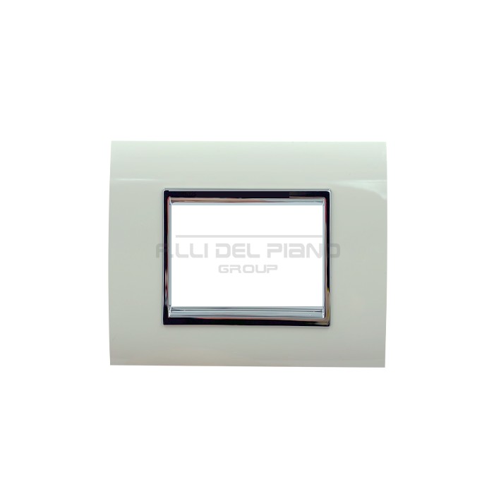 Schalterabdeckplatte prestige 3f elfenbein ecl3083a-serie...