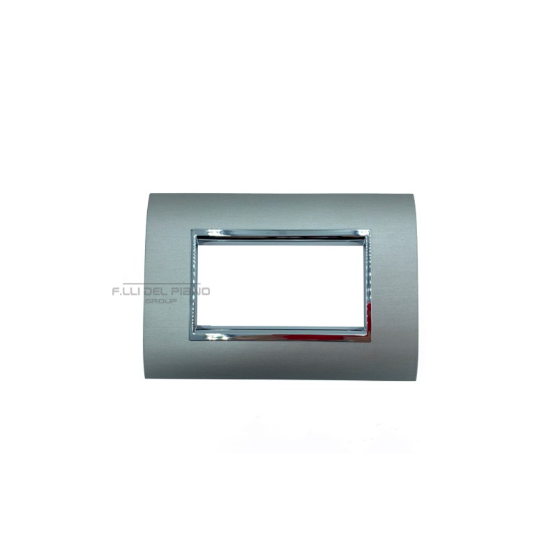 Placca prestige 4f acciao satinato ecl3084as