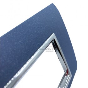 Placca coprinterruttore new prestige 7moduli vulcanizzata zucchero 