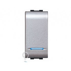 Bouton poussoir lumineux unipolaire living life ecl4018tec electrochannels