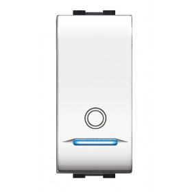 Lebenslicht einpoliger elektrischer knopf 16a weiss elektrokanal