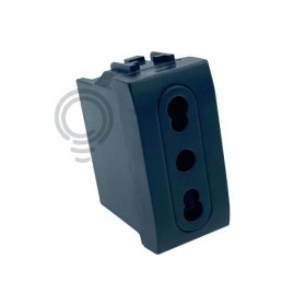 Prise électrique de sécurité à double usage 10 / 16a mylife living électrocanal ecl4045