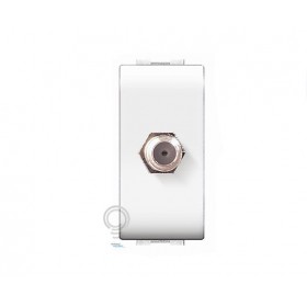 Presa antenna coassiale satellitare life bianco elettrocanali ecl4053satwh