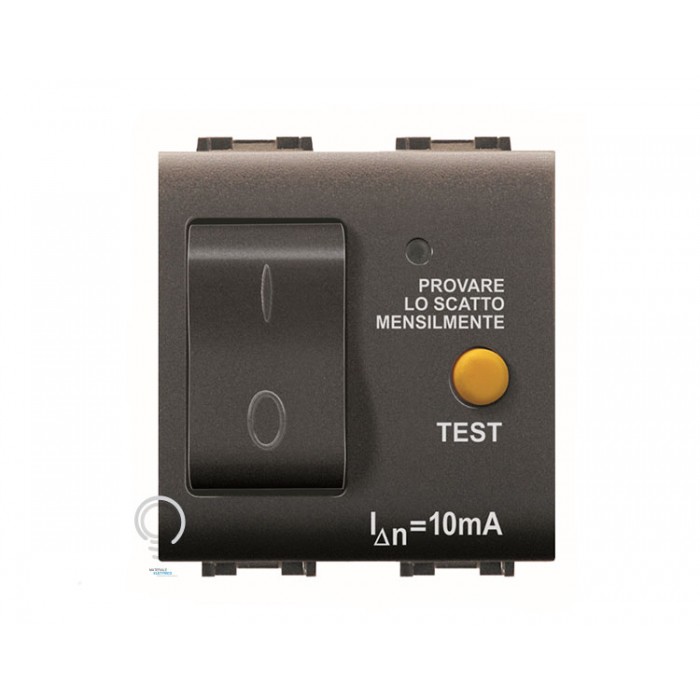 Interruttore differenziale automatico c10 2 moduli...