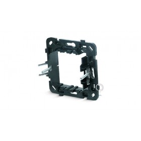 Life series support on round box d.65 2 electro-channel places