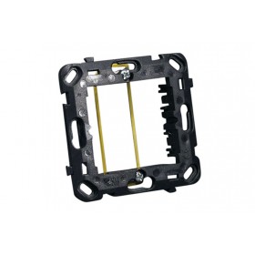 Life series support on round box d.65 2 electro-channel places